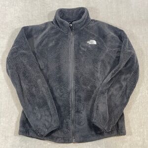 The North‎ Face Womens Medium Black Fleece Full Zip Jacket